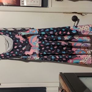 Crystal unicorn Kingdom skater dress 4xl